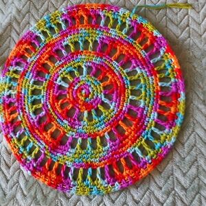 OFFERS PLS! Crochet Mandala Wall Art